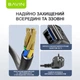 Сетевое зарядное устройство BAVIN PC2026Y 65W GaN Super Quick Charger QC4.0 + 2 PD3.0 Type-C + 2 USB-A 3A PPS + 2 AC 250V 2500W 1.5M White - изображение 7