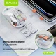 Мышь аккумуляторная BAVIN G-K-992 RGB Wireless 2.4G Plug-and-play DPI Bluetooth 5.1 White - изображение 6