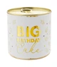Торт брауні в білій банці Big Birthday Cake - изображение 1