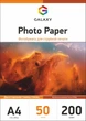 Фотобумага Galaxy A4 (50л) 200г/м2 Двухсторонняя Глянец-глянец (GAL-A4DHG200-50) - изображение 2