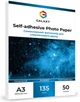Фотобумага Galaxy A3 (50л) 135г/м2 Самоклейка глянец (GAL-A3SAMHG135-50) - изображение 3