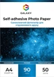 Фотопапір Galaxy A4 (50л) 90г/м2 Самоклеєння матова (GAL-A4SAMMC90-50) - зображення 1