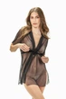 Халат пляжный женский из сеточки 87-170 One size(L-XL) Черный (2000002717010) - изображение 9