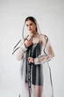 Легкий водонепроникний дизайнерський дощовик – oversize one size, для міста, подорожей та міжсезоння, плащ вільного крою водонепроникний, дощовик з капюшоном - изображение 6
