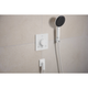 Смеситель скрытого монтажа HANSGROHE ECOSTAT COMFORT 33711700, білий матовий - изображение 3