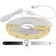 Світлодіодна стрічка COB LED 5м USB 5V 320 діод/м природнє біле світло з сенсорною кнопкою - зображення 5