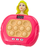 Gra sensoryczna Lean Toys Pop-it Konsola Lalka Różowa (5905991013242) - obraz 3
