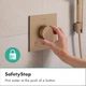 Внешняя часть смесителя без скрытой части HANSGROHE Ecostat Comfort бронза латунь 155x155мм 33711140 - изображение 5