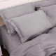 Наволочка MirSon Tencel №06 Gray 50 x 70 см (2200009370588) - зображення 5