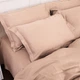Простынь на резинке MirSon Tencel №03 Creamy 200 х 220 см (2200009369407) - изображение 5