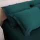 Простынь на резинке MirSon Tencel №07 Emerald 200 х 220 см (2200009371325) - изображение 9