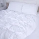 Комплект постільної білизни MirSon №18-0000 White Mikrosatin Premium 175 x 210 см (2200007233687) - зображення 2