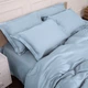 Простынь на резинке MirSon Tencel №04 Blue 120 х 190 см (2200009369773) - изображение 4