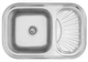 Кухонна мийка Kroner KRP Satin - 7549 (0,8 мм) (CV022782) - зображення 1