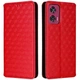 Чохол Deexe Rhombus Book для Motorola Edge 50 Fusion - Red - зображення 1
