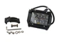 Фара светодиодная дальнего света с линзой 5D (6 led, дополнительная с крепежом, прямоугольная) - изображение 1