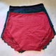 Женские трусы слипы 4XL однотонные 01079 - 4 шт - изображение 3