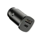 Зарядний пристрій від прикур. Baseus 1USB , 1 USB Type-C PPS 3.0А QC (30W), чорний, Євро - зображення 1
