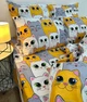 Комплект постельного белья Двуспальный 180*220 Сонячні котики - изображение 6