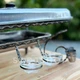 Садж блюдо для подачі шашлика з підігрівом Grill прямоугольний 35-45см з соусницями та чарками - зображення 4