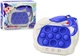 Сенсорная игра Lean Toys Pop-it Консоль Акула Голубая (5905991016502) - изображение 2