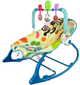Колиска-гойдалка Lean Toys 2в1 Блакитна 9495 (5904204755191) - зображення 4