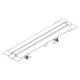 Трап для душа Hansgrohe RainDrain Compact Flat 80 см, Brushed Stainless Steel 56166800 - изображение 11