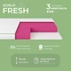Матрас ортопедический ТМ Ismart Koala Fresh 120х200 см безпружинный (ISM-051028) - изображение 3