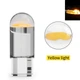 Світлодіодна лампочка LED T10-F1 W5W з жовтим світлом - изображение 1