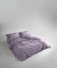 Постельное белье Limasso Stonewashed Exclusive Ranforse 200 х 220 см Natural Violet - изображение 2