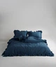 Постельное белье Limasso Stonewashed Exclusive Ranforce 160 х 220 см Dress Blue - изображение 1