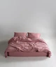 Постільна білизна Limasso Stonewashed Ranforce 160 х 220 см Old Rose - зображення 1