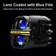Мотофари Future Eyes X80 LED 120W ближнє жовтий / дальнє білий - зображення 6