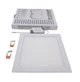 Світильник врізний LED Square Downlight 18W-220V-1300L-4000K Alum TNSy - зображення 3