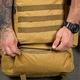 Тактический рюкзак Baksik 50 л с системой крепления Molle и липучкой койот 65х45х20 см - изображение 7