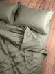 Комплект постільної білизни Cozy класичний мох (Сімейний 1) 150*200 см 2 шт, простирадло на резинці 160*200*20 см - изображение 8