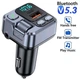 Автомобільний FM-трансмітер та зарядний пристрій Multifunction Wireless HM101 Bluetooth 5.3 USB Type C - изображение 1