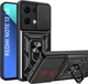 Протиударний чохол Armor Ring + захиcт камери для Xiaomi Redmi Note 13 (Redmi Note 13 4G) case Simon чорний - изображение 1