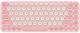 Klawiatura bezprzewodowa Baseus K01A Wireless Tri-Mode Baby Pink (6932172632977) - obraz 1