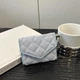 Женский кошелек из экокожи, трифолд компактный и стильный B6263-1 Grey - изображение 2