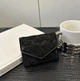 Женский кошелек из экокожи, трифолд компактный и стильный B6263-4 Black - изображение 2