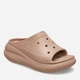 Женские шлепанцы для пляжа Crocs Crush Slide Crk 208731-2CC 43-44 (M10/W12) 28 см Светло-коричневые (196265368785) - изображение 3