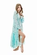 Халат пляжный женский Felisiya Lingerie 98-902в One size (S-L) Бирюзовый - изображение 9
