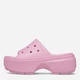 Женские шлепанцы Crocs Stomp Slide PTw 209346-6WY 36-37 (M4/W6) 22 см Розовые (196265688005) - изображение 4