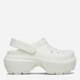 Женские кроксы Crocs Stomp Clog Chk 209347-0WV 33-34 (M2/W4) 20 см Молочные (196265595624) - изображение 1