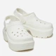 Женские кроксы Crocs Stomp Clog Chk 209347-0WV 33-34 (M2/W4) 20 см Молочные (196265595624) - изображение 2