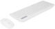Zestaw bezprzewodowy Blow KM-5 White (5900804118473) - obraz 2
