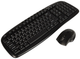 Zestaw bezprzewodowy Blow KM-1 Black (5900804071020) - obraz 2