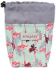 Torebka na przysmaki Amiplay BeHappy Flamingo Zielona (5907563282933) - obraz 1
