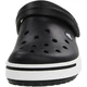 Крокбенд Клог Чорні Crocs Crocband II.5 Clog Black/White (48/49, чорний) - зображення 5